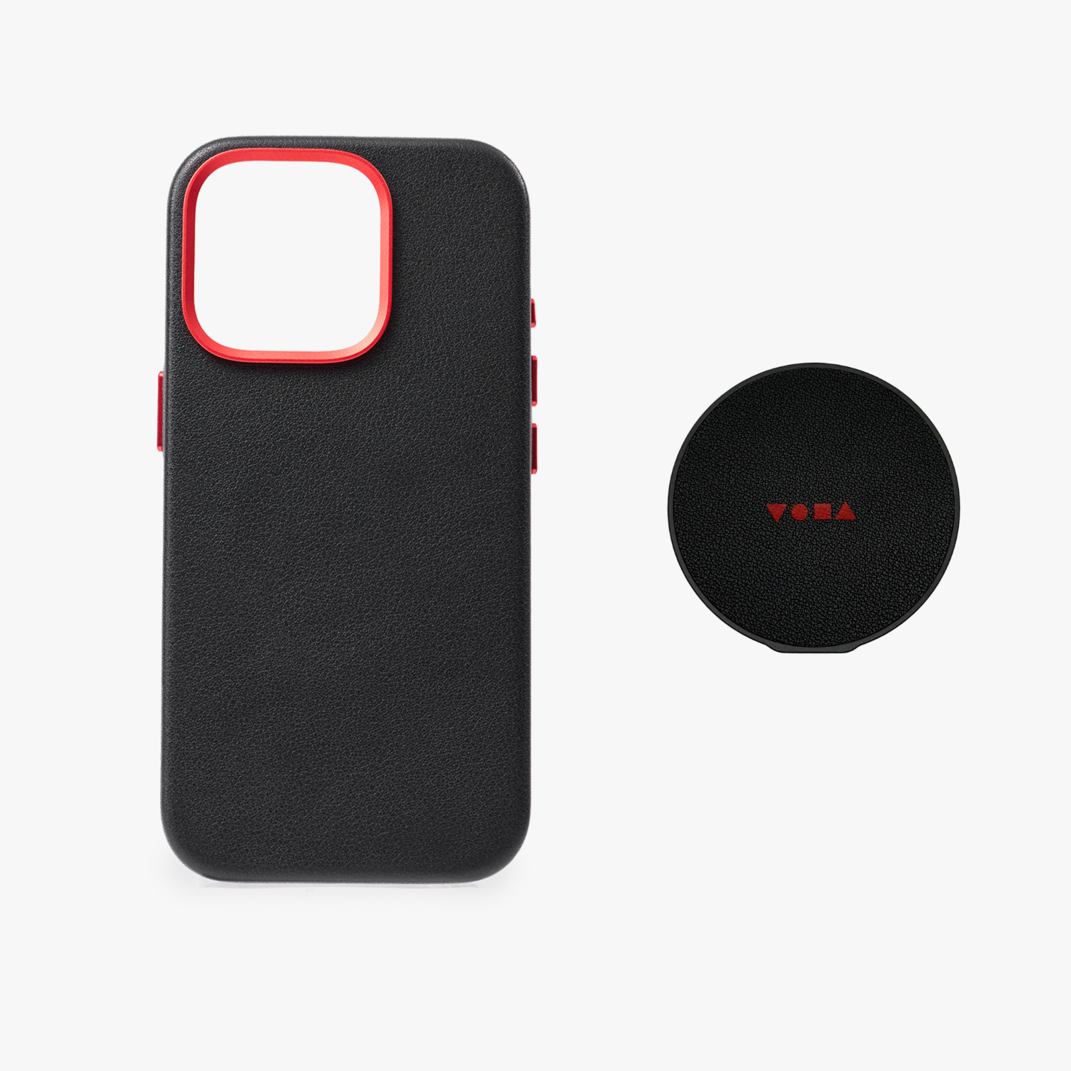 iPhone 16 Pro MagSafe Leather Case with Grippit Grip Stand Bundle