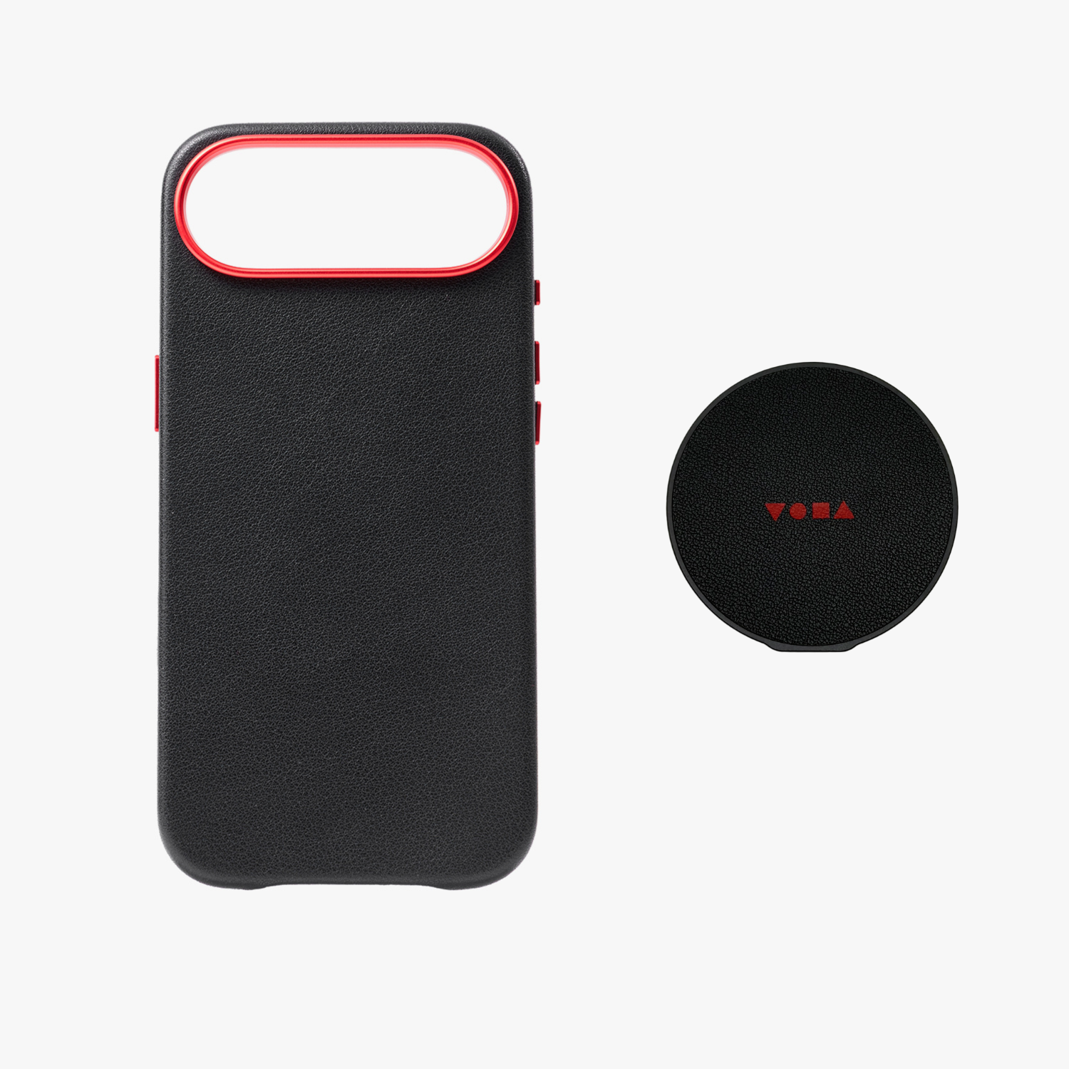 iPhone 17 Air MagSafe Leather Case with Grippit Grip Stand Bundle