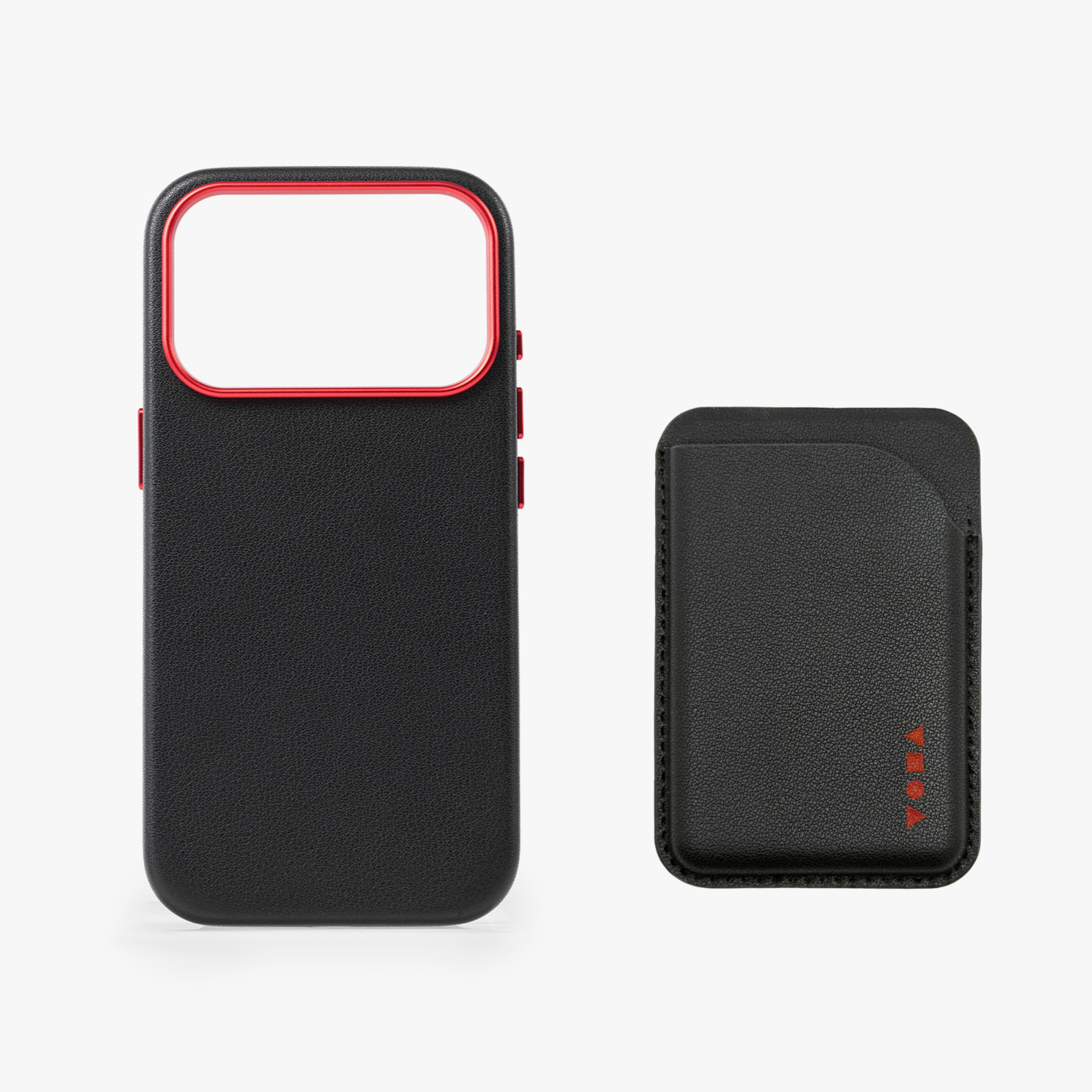 iPhone 17 Pro MagSafe Leather Case + MagSafe Wallet with Stand Bundle