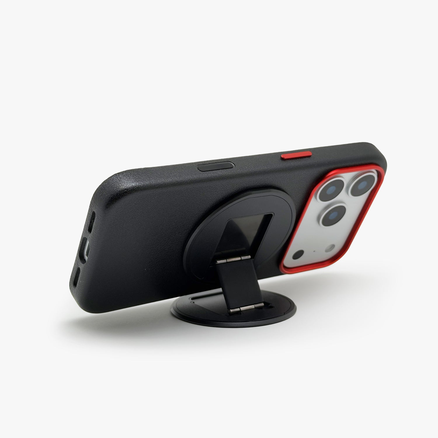 iPhone 17 Pro MagSafe Leather Case with Grippit Grip Stand Bundle