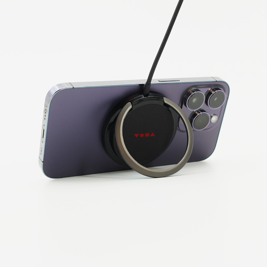 MagSafe Leather Wireless Charging Pad With Stand