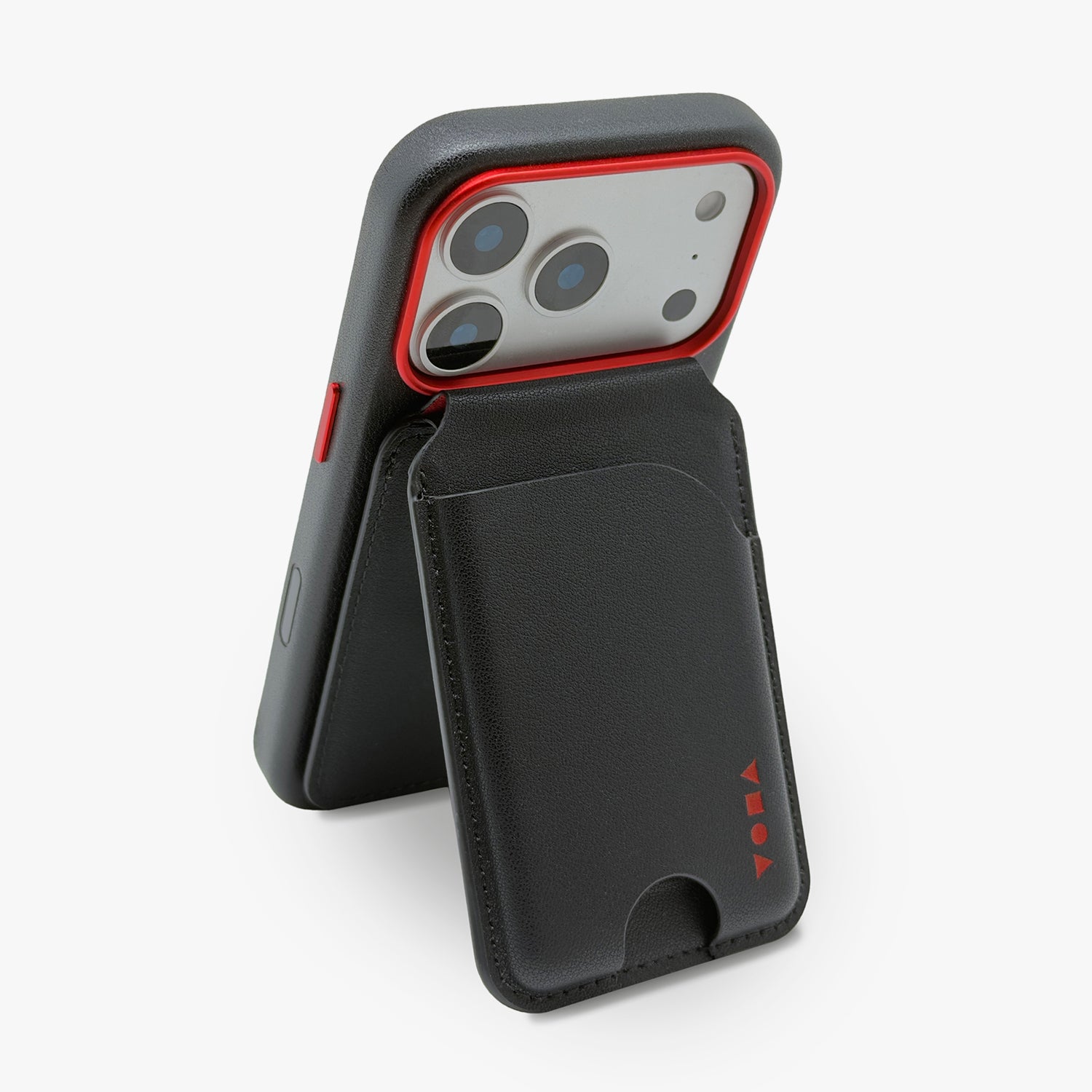 iPhone 17 Pro MagSafe Leather Case + MagSafe Wallet with Stand Bundle